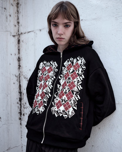 CIRCUS ZIP-UP HOODIE