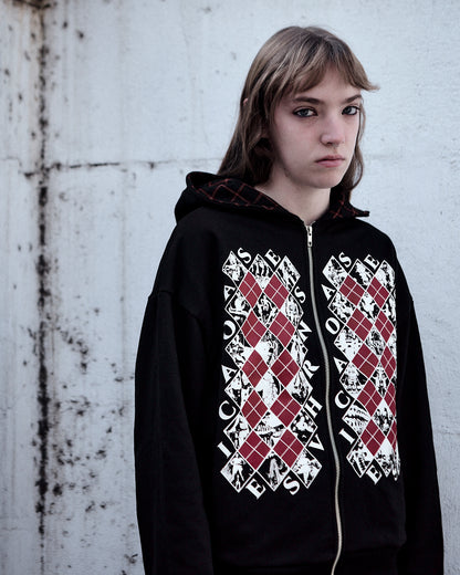 CIRCUS ZIP-UP HOODIE