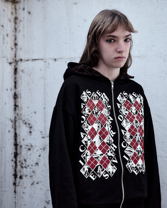 CIRCUS ZIP-UP HOODIE